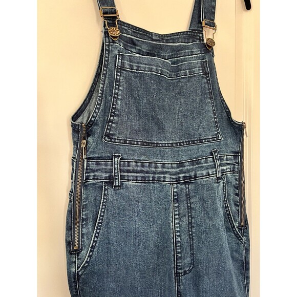 Show Me Your Mumu Berkeley Bell Overalls Size Medium EUC - Picture 6 of 10